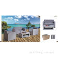 4-Sitzer PP Outdoor Sofa Set